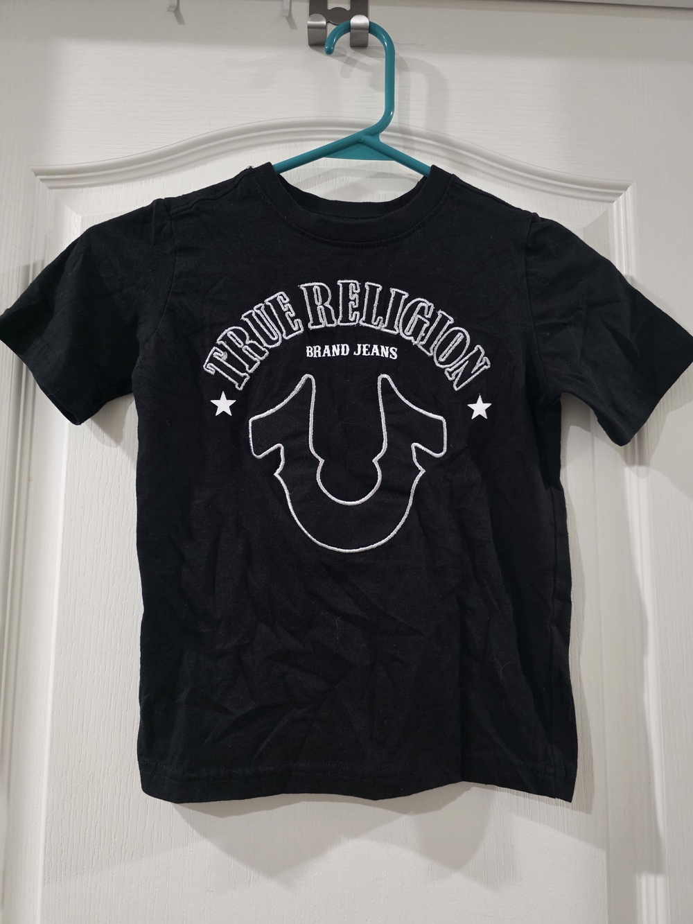 True Religion Kids Black Logo Tee